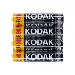 Батарейка ААА, Kodak Extra Life, лужна, Alkaline LR3, 1,5V, 4шт/уп